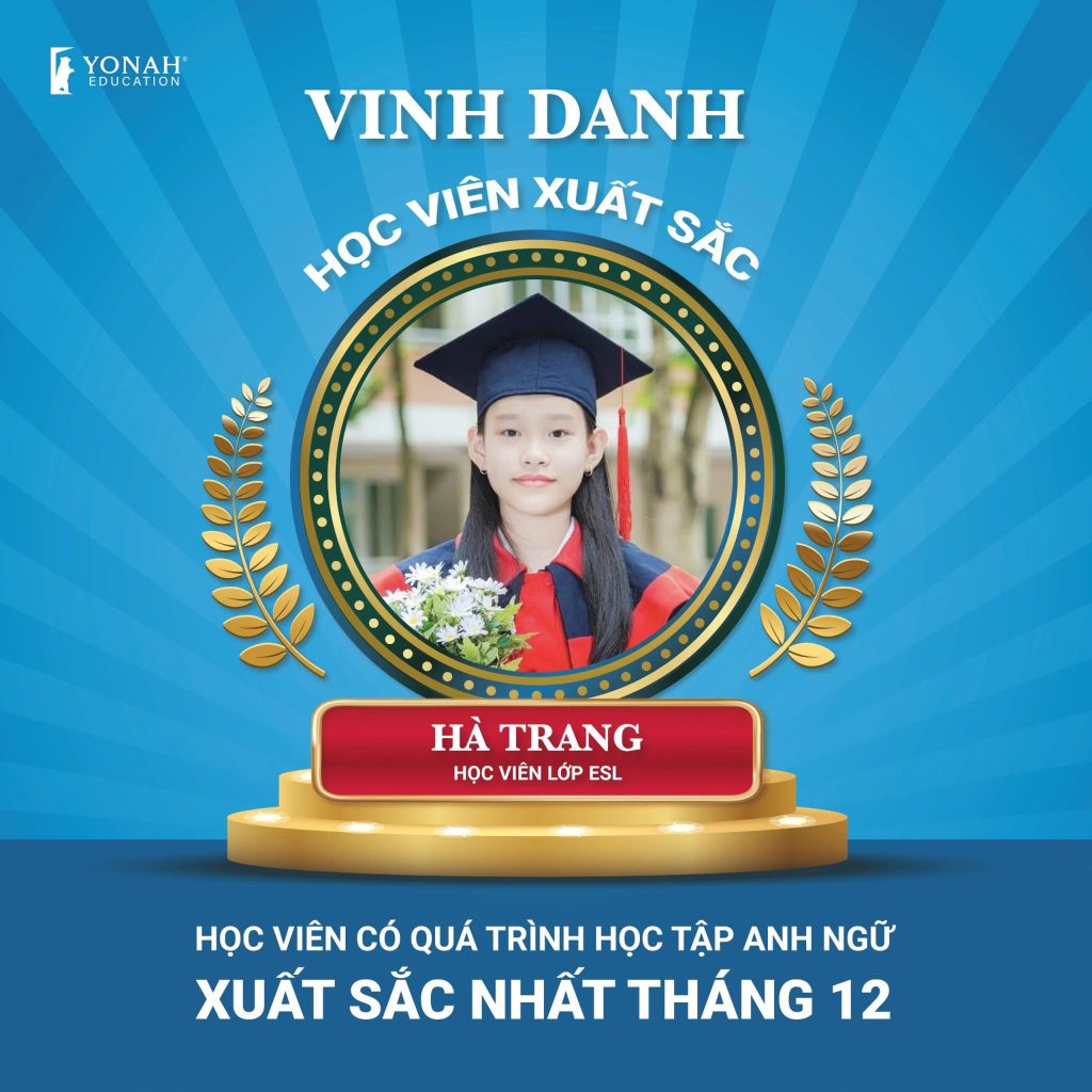 Học viên xuất sắc Tháng - Hà Trang 