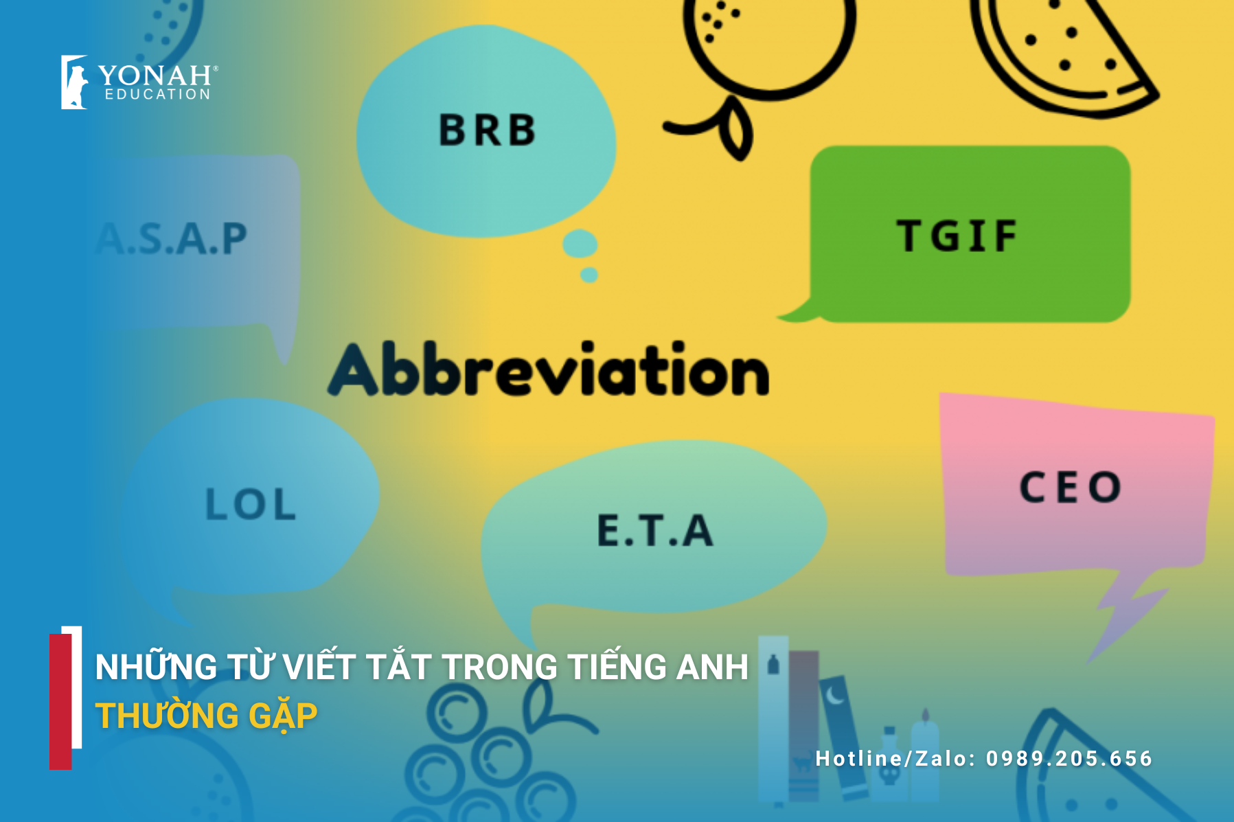 Tổng hợp những từ viết tắt trong tiếng Anh thường gặp