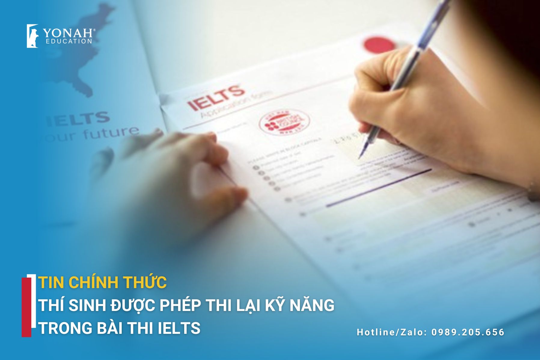 Thí sinh được phép thi lại kỹ năng trong bài thi IELTS kể từ 4.2024