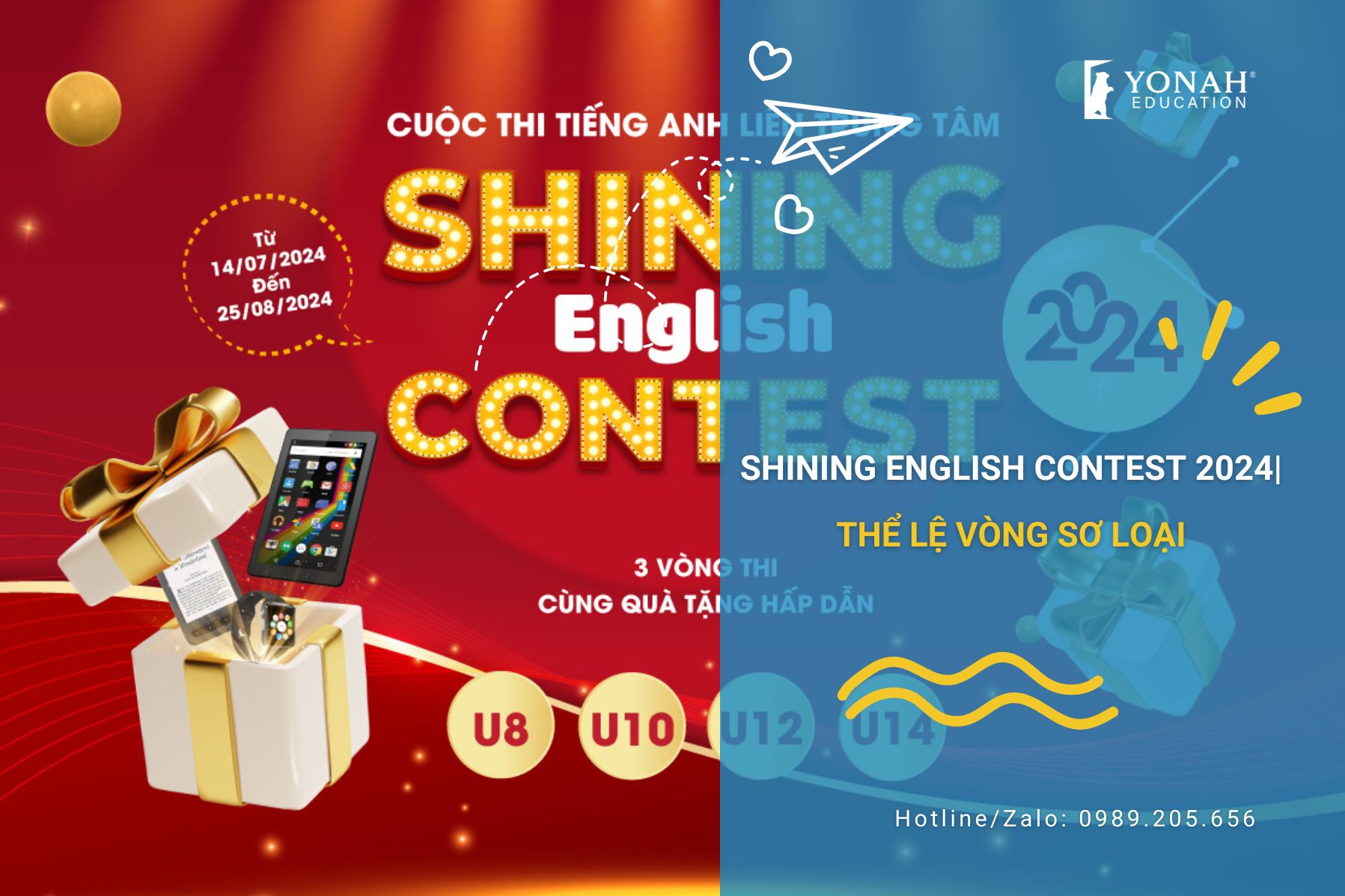 Thể lệ Vòng sơ loại – Cuộc thi Shining English Contest 2024